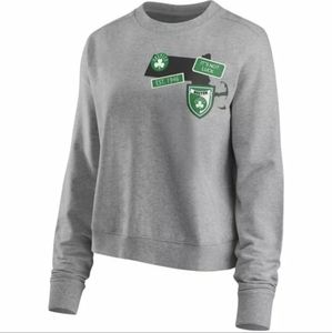 Boston Celtics Women's Pullover Sweatshirt WEAR by Erin Andrews - Women's Small